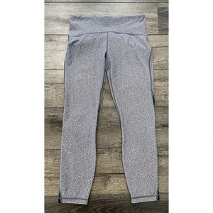 Lululemon Train Times Leggings Black White Size 10